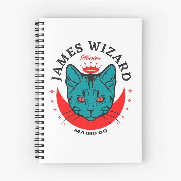 Item preview, JAMES NAME: JAMES WIZARD GREEN CAT MAGIC DESIGN.  designed and sold by AlexRelax.