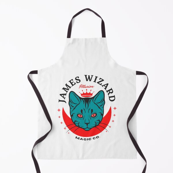 Item preview, JAMES NAME: JAMES WIZARD GREEN CAT MAGIC DESIGN.  designed and sold by AlexRelax.