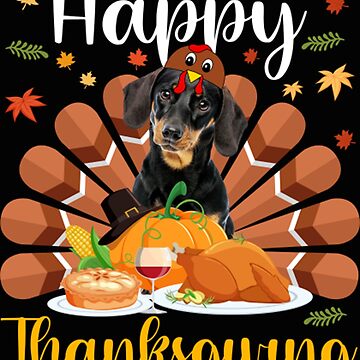 Happy sales thanksgiving dachshund