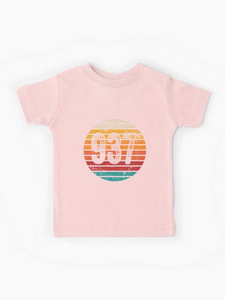 Distressed Vintage Sunset 937 Area Code