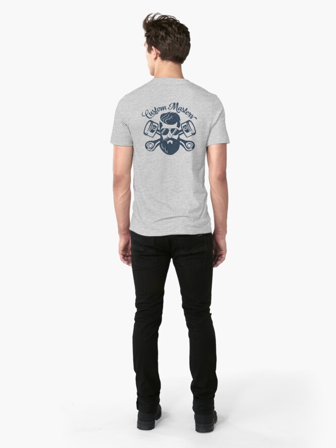 Alternate view of Custom Master Slim Fit T-Shirt