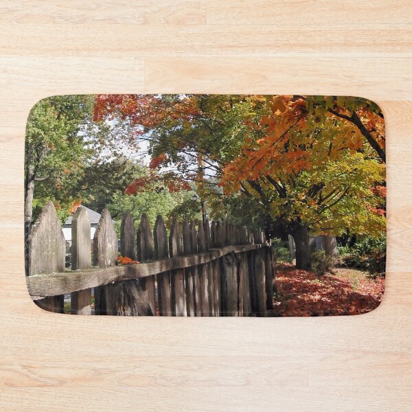 Item preview, Autumn Trees and Picket Fence designed and sold by Susan Savad.