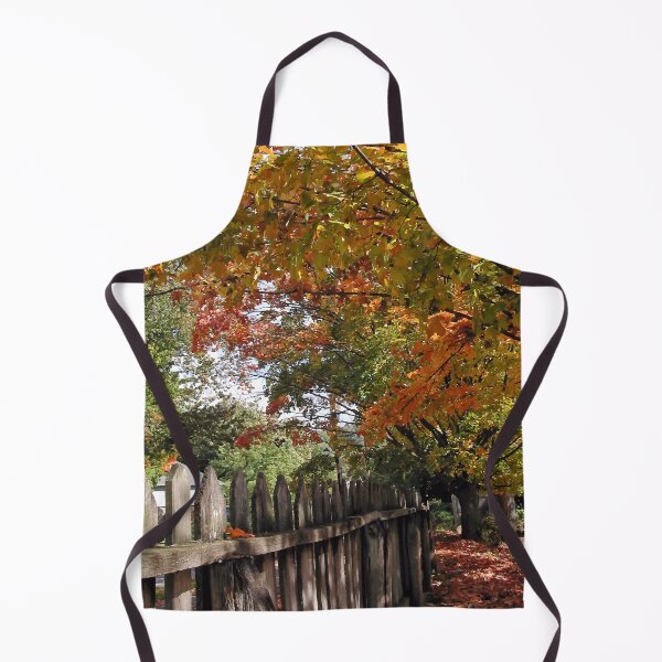 Item preview, Autumn Trees and Picket Fence designed and sold by Susan Savad.