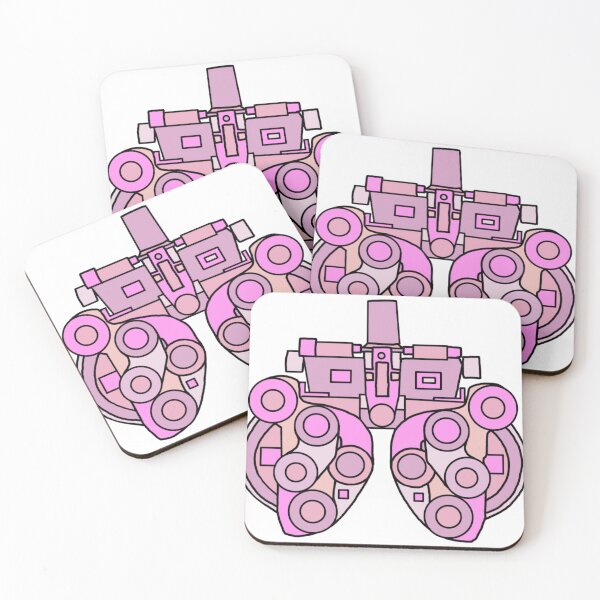 Item preview, Phoropter in Pink  designed and sold by TheEyeFanatic.
