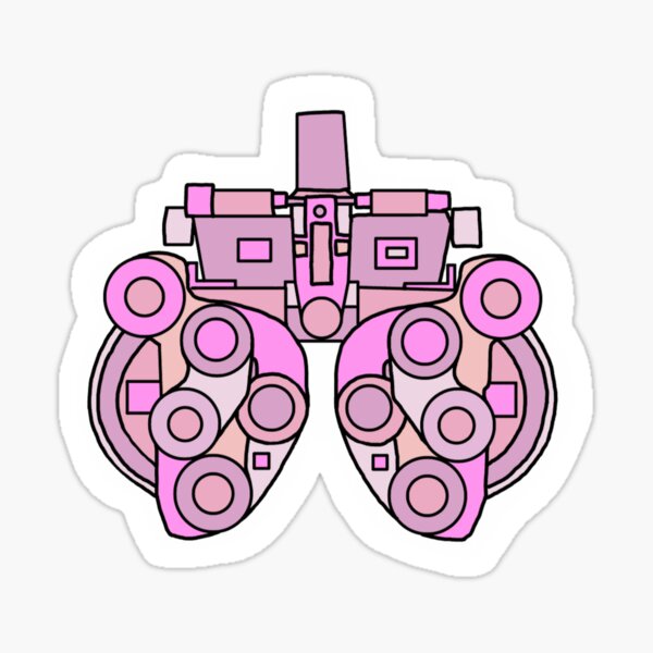 Item preview, Phoropter in Pink  designed and sold by TheEyeFanatic.