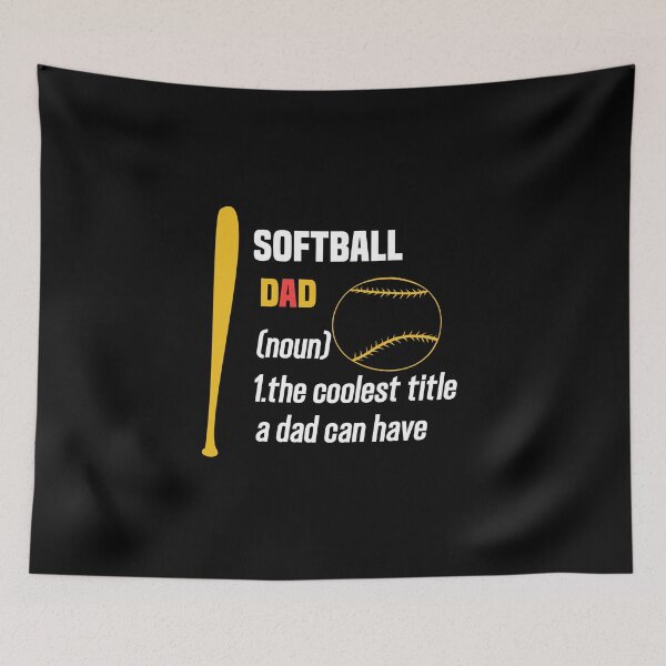 Item preview, softball dad definition,Softball Dad Like A Baseball Dad ,Funny FATHERS DAY GIFT  designed and sold by hanaa01.