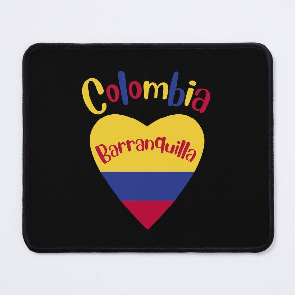 Item preview, Barranquilla  Colombia Flag In Heart designed and sold by taniastyle.