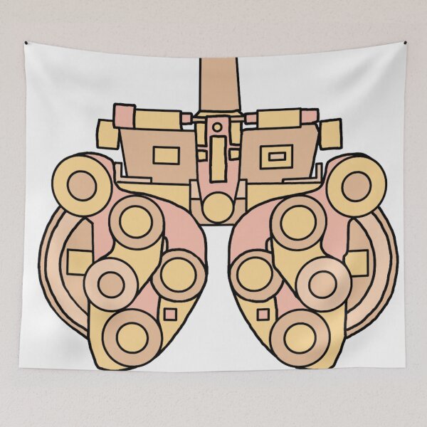 Item preview, Phoropter in Orange  designed and sold by TheEyeFanatic.