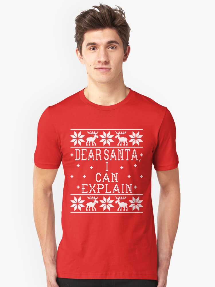 dear santa i can explain sweater