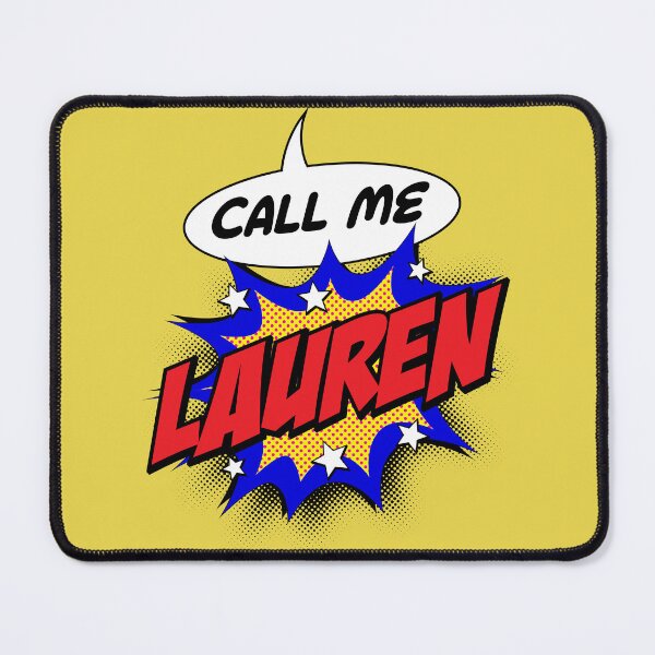 Item preview, Personalised Call Me Lauren Pop Art Comic Design designed and sold by CandOCreative.