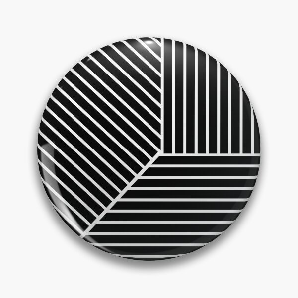 Item preview, Black and White Minimal Modern Stripe Pattern designed and sold by All-Black-White.