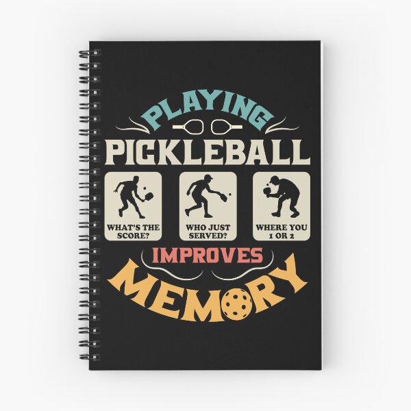 Item preview, Playing Pickleball Improves Memory Retro  designed and sold by Digital Story Time.