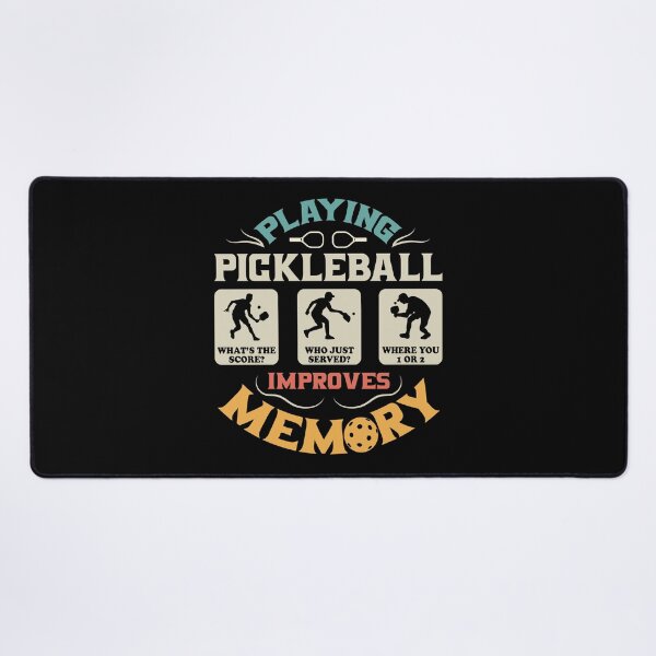 Item preview, Playing Pickleball Improves Memory Retro  designed and sold by Digital Story Time.