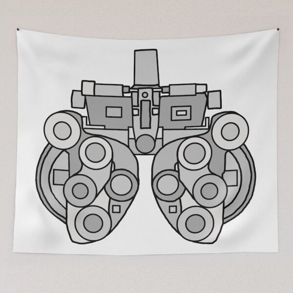 Item preview, Phoropter in Gray  designed and sold by TheEyeFanatic.