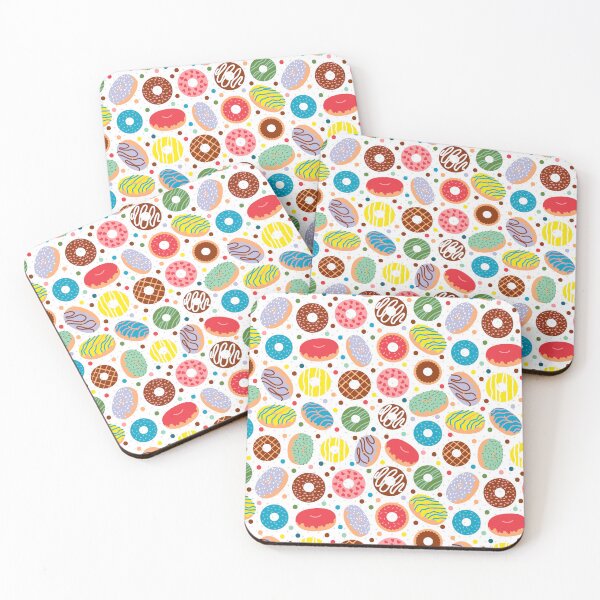 Item preview, Delicious Ditsy Donuts designed and sold by sarakaquabubble.