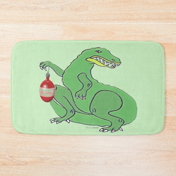 Item preview, Deck The Halls Dinosaur designed and sold by kristalcurt.
