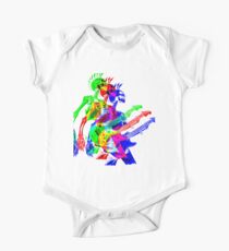 Skeleton Guitar Player 4 One Piece - Short Sleeve