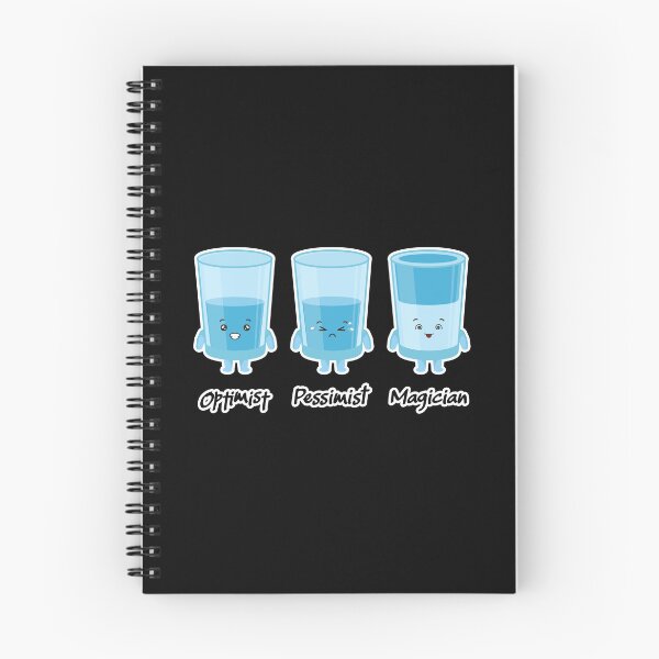 Item preview, Optimist Pessimist Magician Magic half full water designed and sold by w1ckerman.