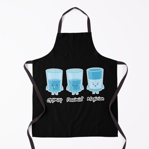 Item preview, Optimist Pessimist Magician Magic half full water designed and sold by w1ckerman.