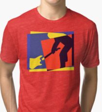 Rock Guitar Smash Tri-blend T-Shirt