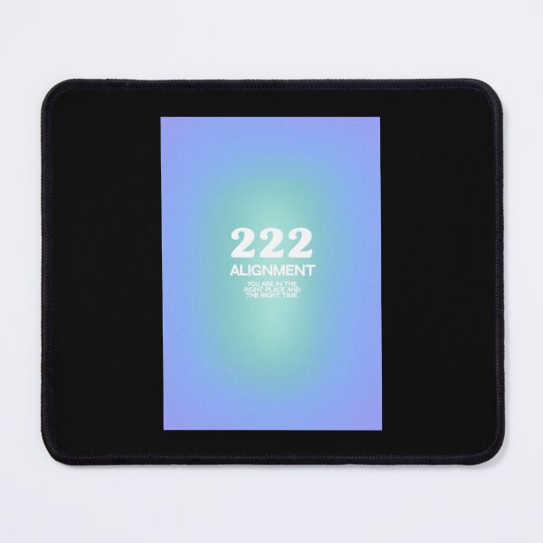 Item preview, Aesthetic Alignment Angel Number 222 Aura Poster Poster designed and sold by siadatnickzu.