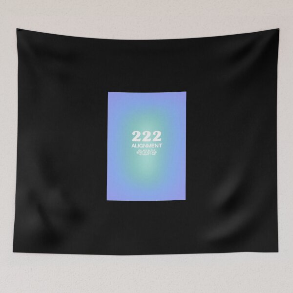 Item preview, Aesthetic Alignment Angel Number 222 Aura Poster Poster designed and sold by siadatnickzu.