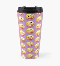 Crazy Face Emoji Travel Mug