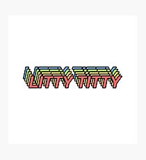 Litty Titty Photographic Print
