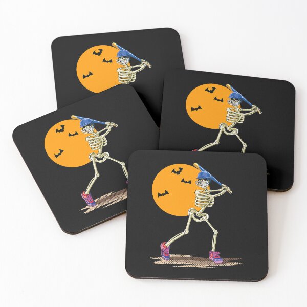 Item preview, Baseball Skeleton Halloween Funny Baseball Players designed and sold by Helbon-art.