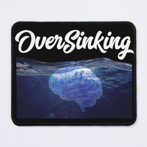 Item preview, OverThinking Brain _ Over sinking Funny Gifts Shirts  designed and sold by Drawix.