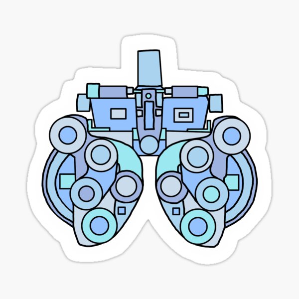 Item preview, Phoropter in Blue  designed and sold by TheEyeFanatic.