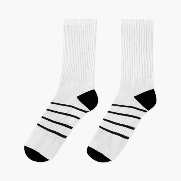 Item preview, Black and White Minimal Thin 4 Horizontal Stripe Pattern designed and sold by All-Black-White.
