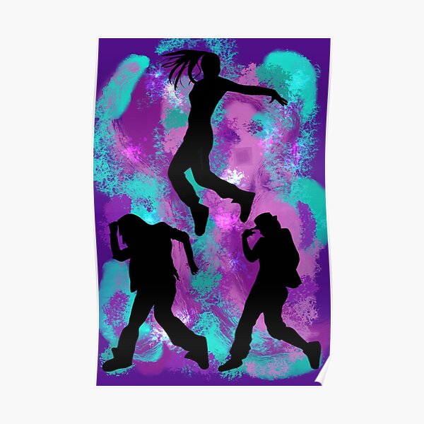 Hip Hop Dance Poster By Ladyjett Redbubble