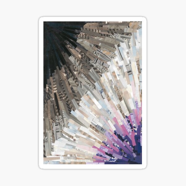 Asexual Flag Collage Sticker
