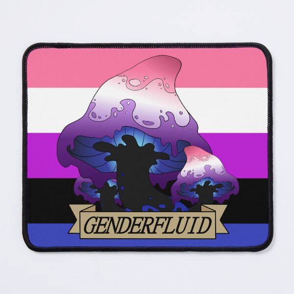 Item preview, Genderfluid Mushroom pride flag designed and sold by XPLUSHMONSTERX.