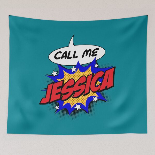 Item preview, Personalised Call Me Jessica Pop Art Comic Design designed and sold by CandOCreative.