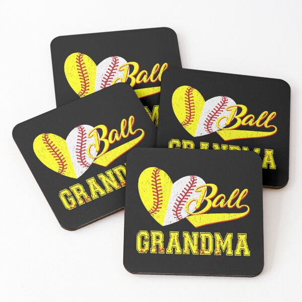 Item preview, Baseball Softball Ball Heart Grandma Funny Mothers Day designed and sold by Helbon-art.