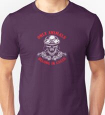 Only animals belong in cages Unisex T-Shirt