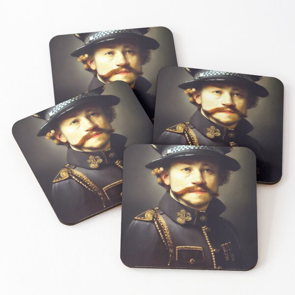 Item preview, Police officer. Painting. Caravaggio designed and sold by ComicsFactory.