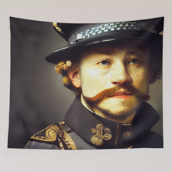 Item preview, Police officer. Painting. Caravaggio designed and sold by ComicsFactory.