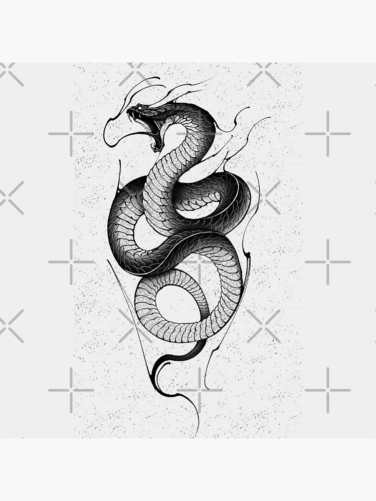 Serpent temporary tattoo – Tattooed Now !