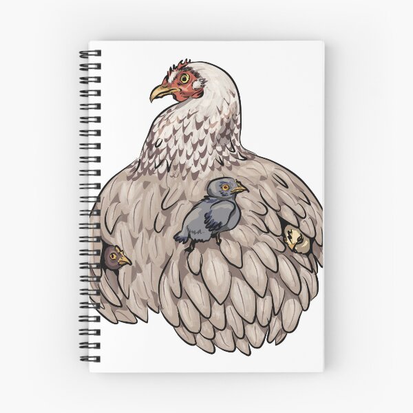 Item preview, Bantam hen with chicks designed and sold by ZedNope.