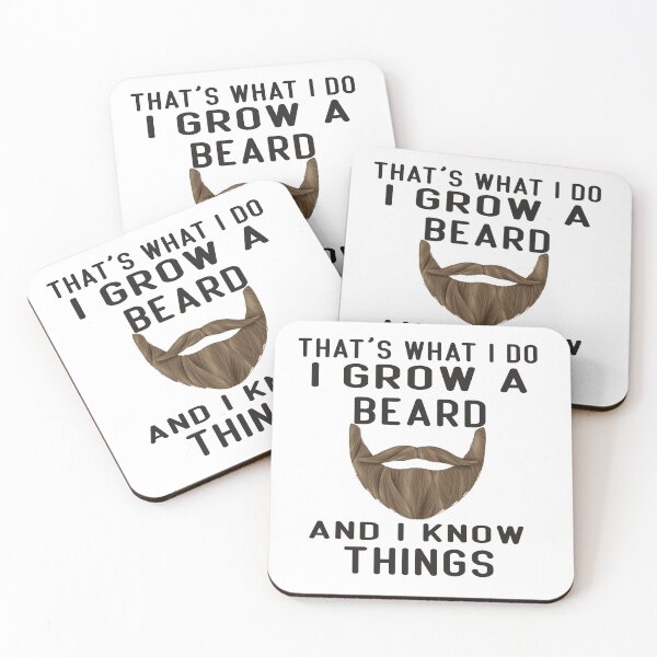 Item preview, that's what i do i grow a beard and i know things designed and sold by hanaa01.