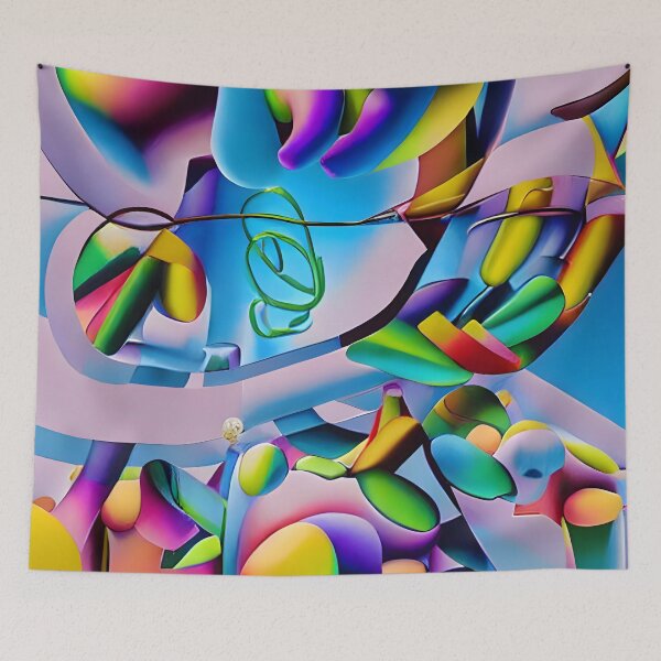 Item preview, vbstrvctivsm- if earth is like this (Abstract Art 151) designed and sold by vbstrvctivsm.