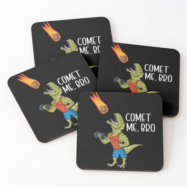 Item preview, Comet Me Bro Funny T-Rex Dinosaur Pun Gym Workout Fitness designed and sold by MintedFresh.