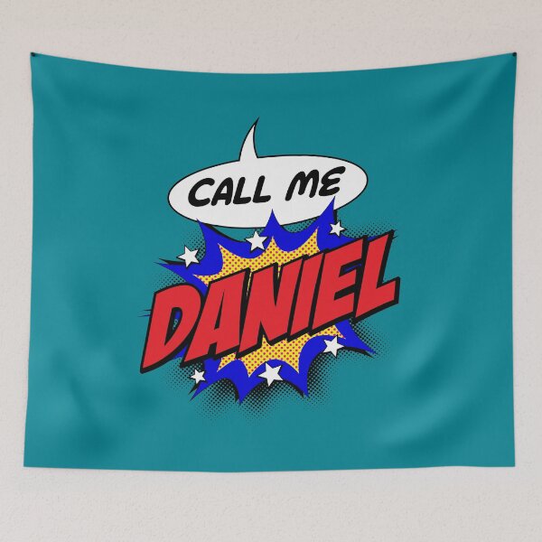 Item preview, Personalised Call Me Daniel Pop Art Comic Design designed and sold by CandOCreative.