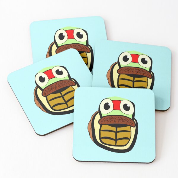 Item preview, cartoon turtle with a moustache designed and sold by Captain-Jackson.