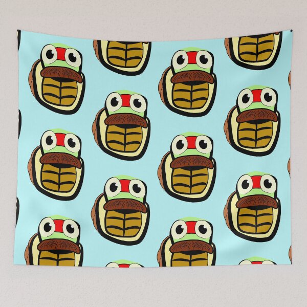 Item preview, cartoon turtle with a moustache designed and sold by Captain-Jackson.