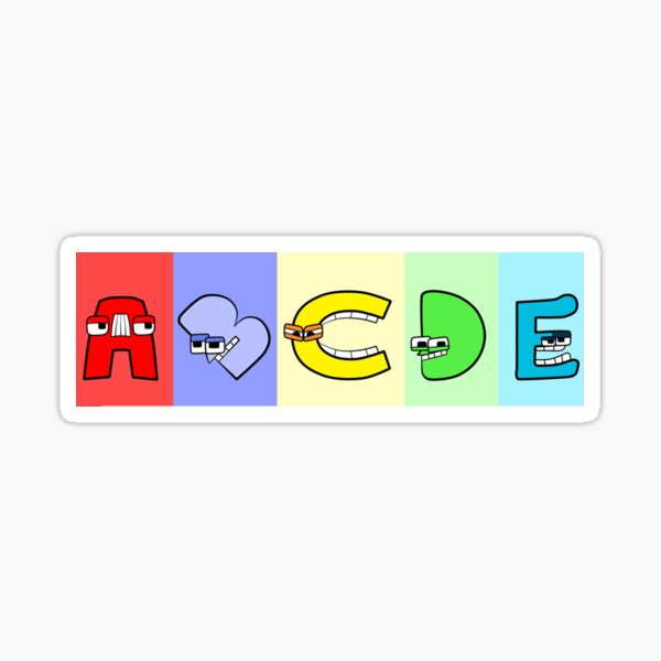 Alphabet Lore Baby Stickers for Sale