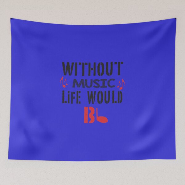 Item preview, Without Music, Life Would B Flat designed and sold by hanaa01.